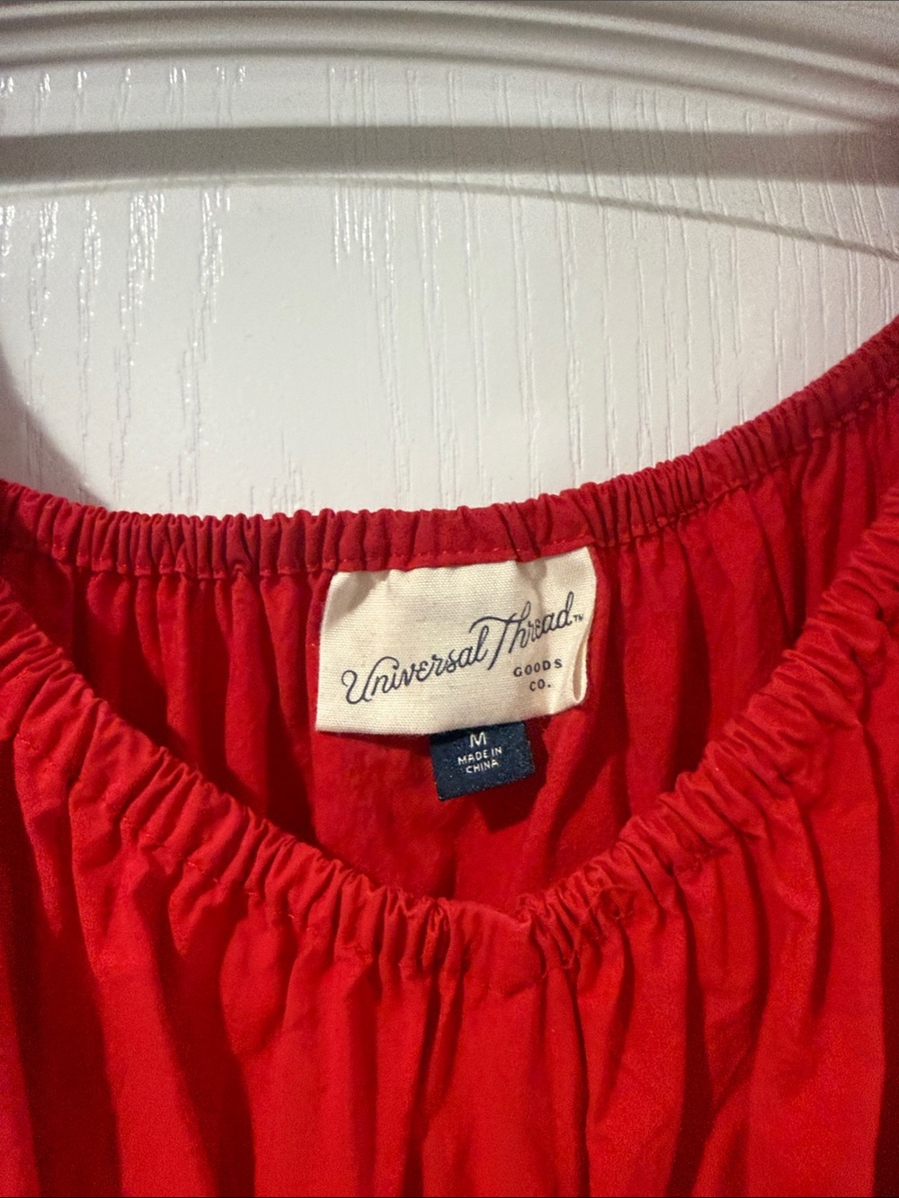 Universal Thread Red Ruffle Strap Dress - Picture 2 of 5